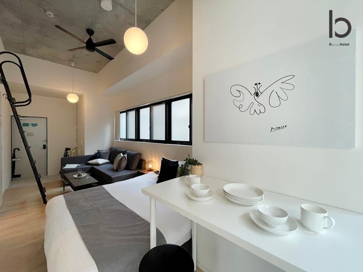 Bhotel Nekoyard - Stylish Loft Studio Steps From Peace Park Hiroshima Buitenkant foto