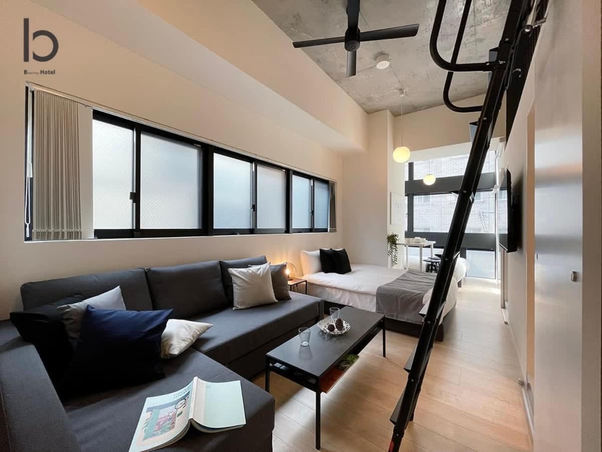 Bhotel Nekoyard - Stylish Loft Studio Steps From Peace Park Hiroshima Buitenkant foto